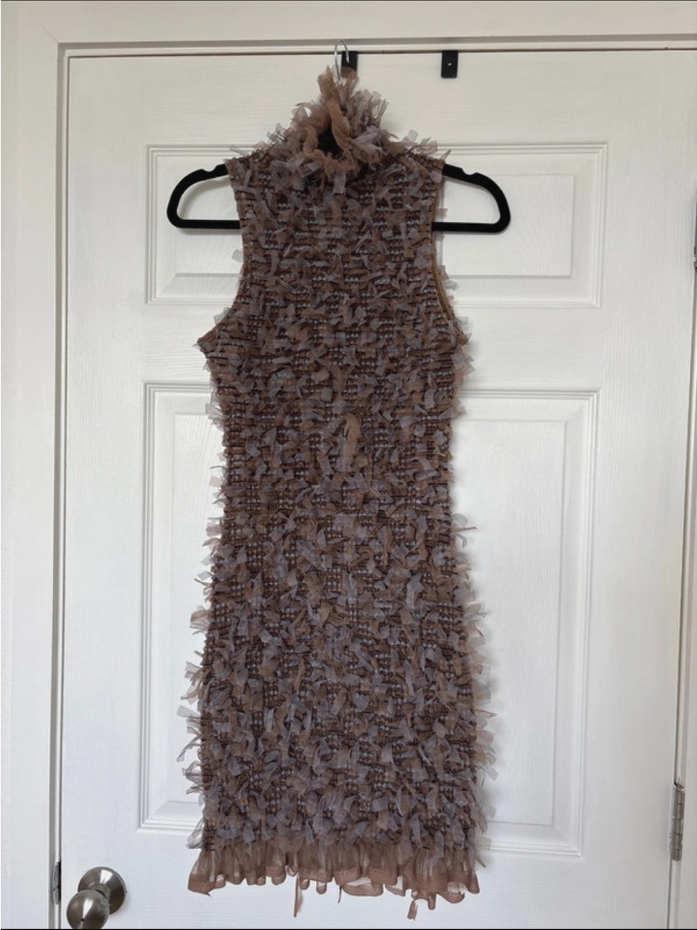 Sleeveless Vintage Madrag Dress with ribbon and netting